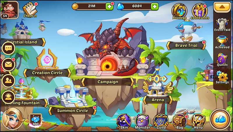 idle heroes pc